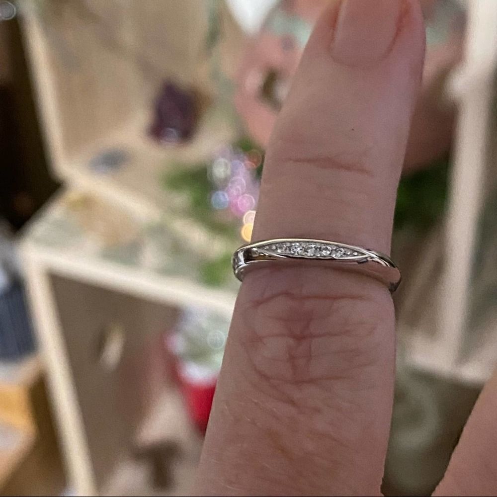 Sterling Silver CZ Toe Ring - Picture 4 of 4